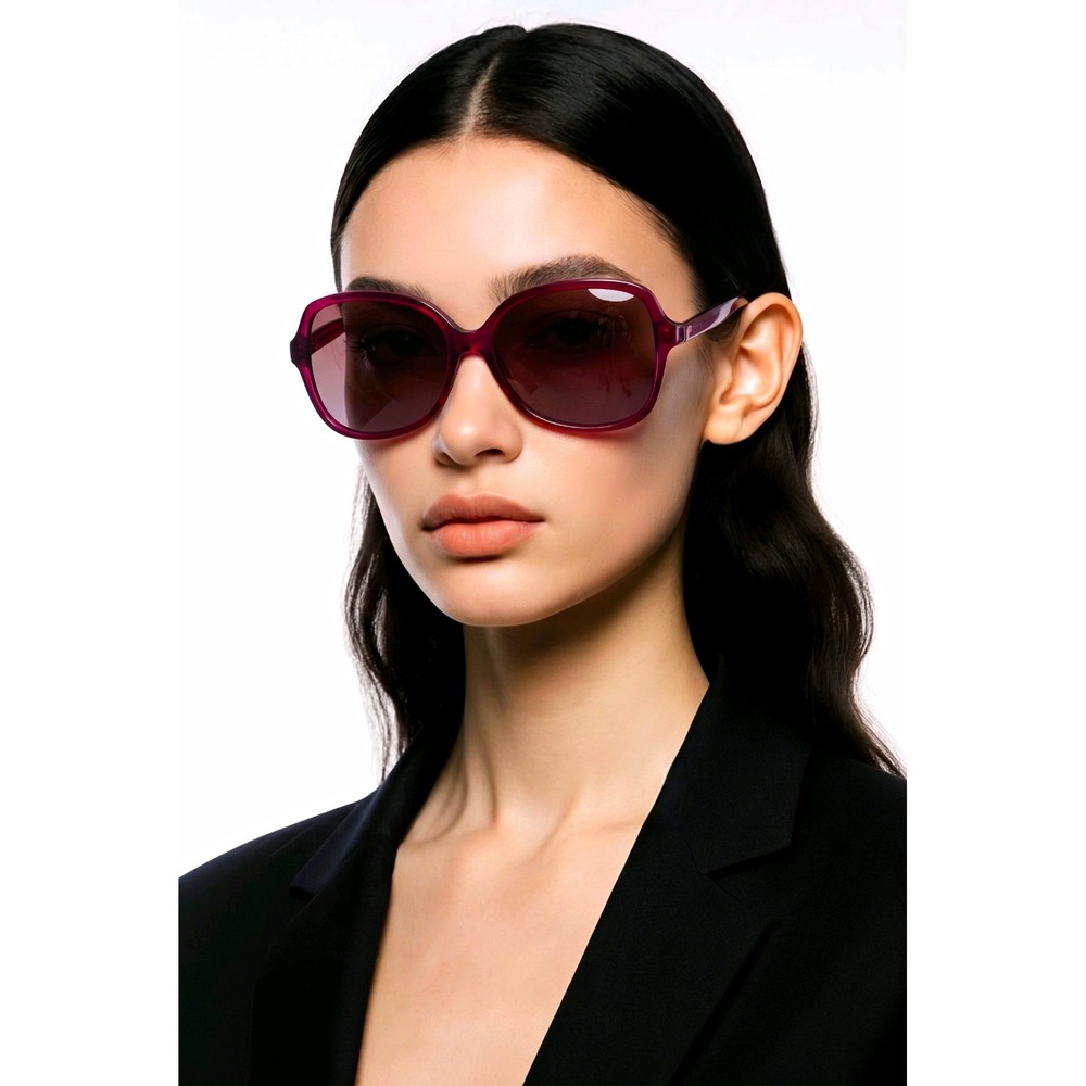 Juicy Couture All Eyes On Juicy 2 Oversized Purple/Gray Tinted UV400 JU6114GS